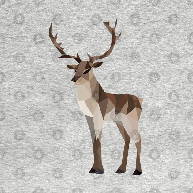 Geometric Reindeer by shaldesign